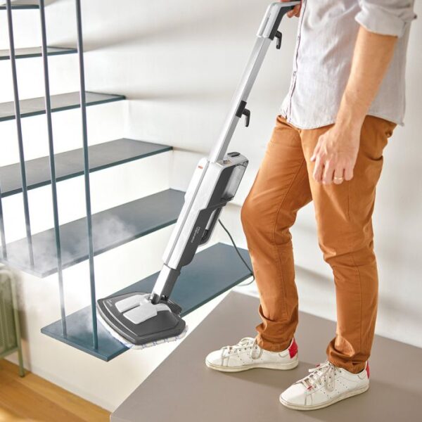 Polti | Steam mop with integrated portable cleaner | PTEU0304 Vaporetto SV610 Style 2-in-1 | Power 1500 W | Steam pressure Not Applicable bar | Water tank capacity 0.5 L | Grey/White - Image 7