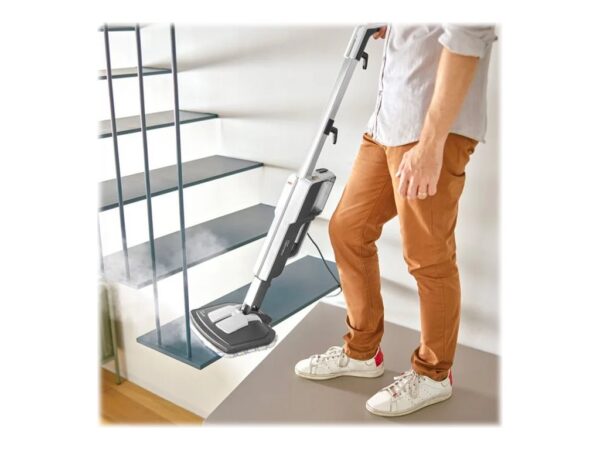 Polti | Steam mop with integrated portable cleaner | PTEU0304 Vaporetto SV610 Style 2-in-1 | Power 1500 W | Steam pressure Not Applicable bar | Water tank capacity 0.5 L | Grey/White - Image 8