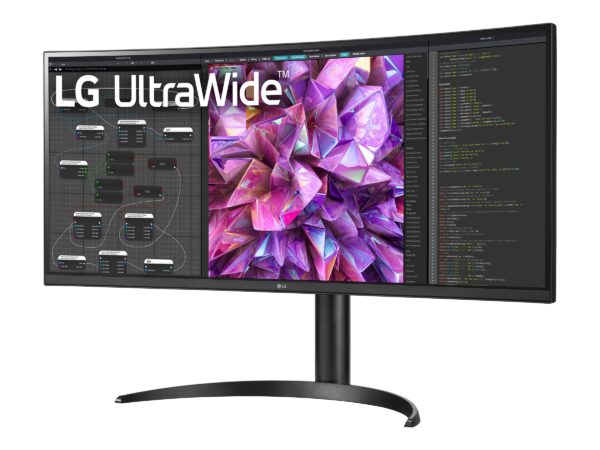 LG | Curved Monitor | 34WQ75C-B | 34 " | IPS | QHD | 21:9 | 60 Hz | 5 ms | 3440 x 1440 | 300 cd/m² | HDMI ports quantity 2 | Black | Warranty 24 month(s) - Image 5