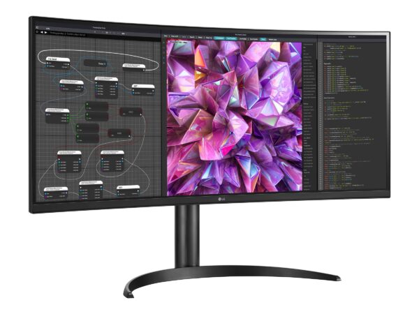 LG | Curved Monitor | 34WQ75C-B | 34 " | IPS | QHD | 21:9 | 60 Hz | 5 ms | 3440 x 1440 | 300 cd/m² | HDMI ports quantity 2 | Black | Warranty 24 month(s) - Image 7