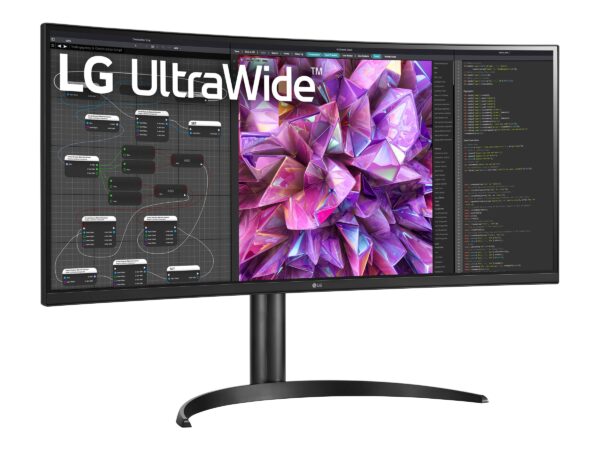 LG | Curved Monitor | 34WQ75C-B | 34 " | IPS | QHD | 21:9 | 60 Hz | 5 ms | 3440 x 1440 | 300 cd/m² | HDMI ports quantity 2 | Black | Warranty 24 month(s) - Image 9