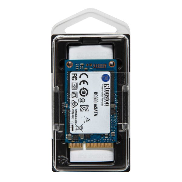 Kingston | KC600 | 1000 GB | Solid-state drive interface mSATA | Read speed 550 MB/s | Write speed 520 MB/s - Image 5