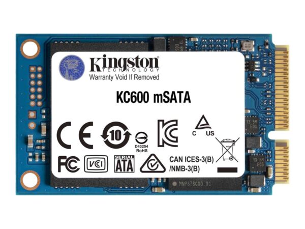 Kingston | KC600 | 1000 GB | Solid-state drive interface mSATA | Read speed 550 MB/s | Write speed 520 MB/s - Image 2