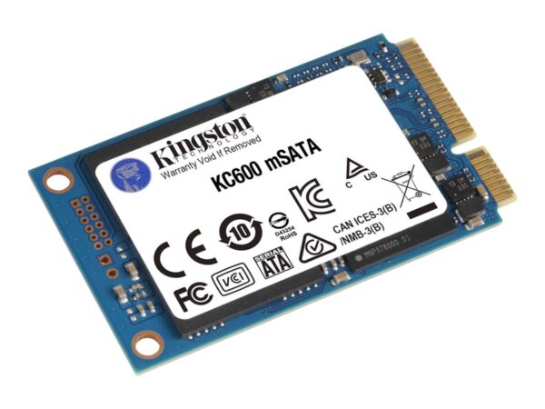Kingston | KC600 | 1000 GB | Solid-state drive interface mSATA | Read speed 550 MB/s | Write speed 520 MB/s - Image 4