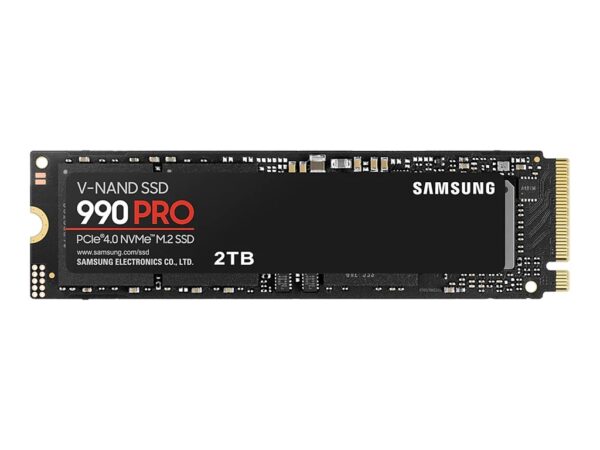 Samsung | 990 PRO | 2000 GB | SSD form factor M.2 2280 | Solid-state drive interface PCIe Gen4x4 | Read speed 7450 MB/s | Write speed 6900 MB/s - Image 2
