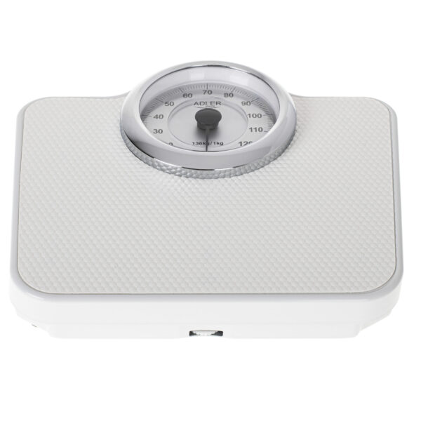 Adler | Mechanical Bathroom Scale | AD 8180 | Maximum weight (capacity) 136 kg | Accuracy 1000 g | White - Image 2