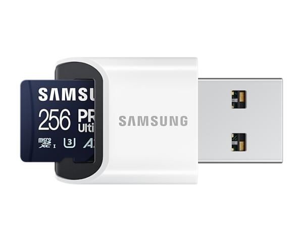 Samsung | MicroSD Card with Card Reader | PRO Ultimate | 256 GB | microSDXC Memory Card | Flash memory class U3, V30, A2 - Image 4