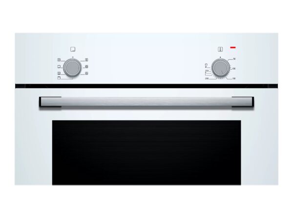 Bosch Oven | HBF010BV1S | 66 L | Electric | Manual | Control knob | Height 59.5 cm | Width 59.4 cm | White - Image 2