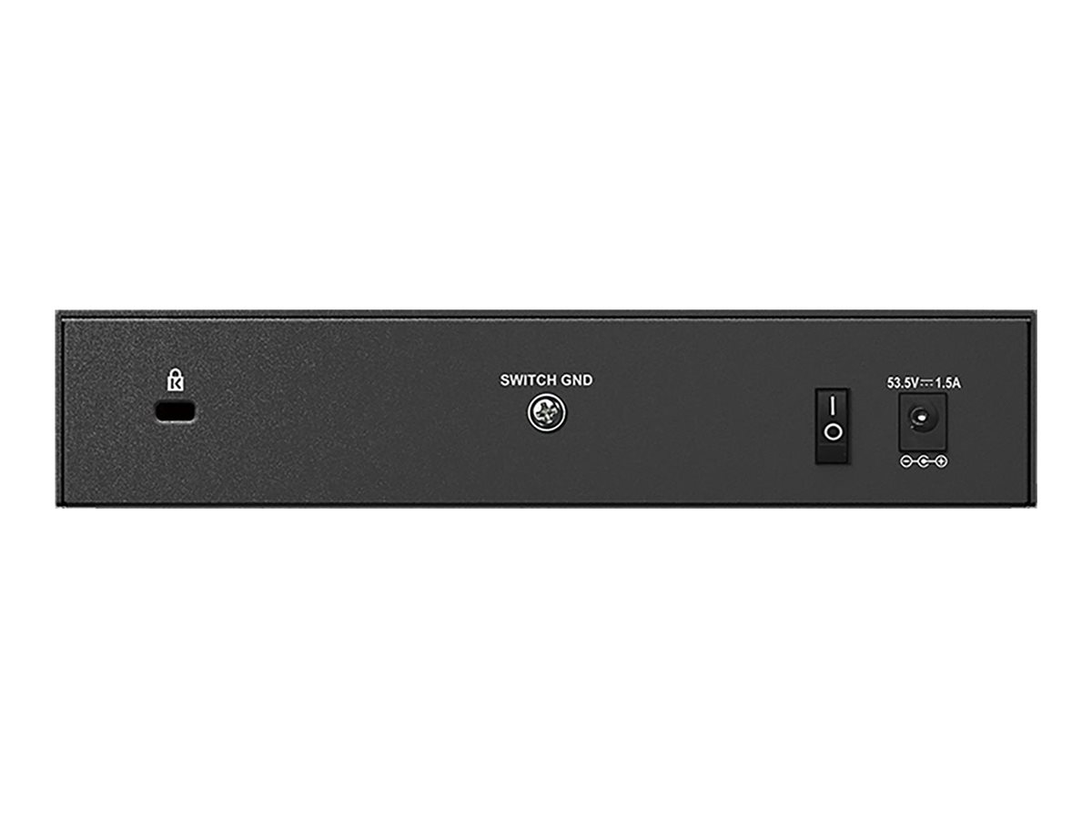 D-Link | 8-Port Gigabit PoE Switch (4xPoE) | DGS-1008P | Unmanaged | Desktop | Power supply type External - Image 6