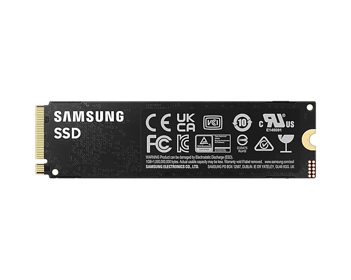 Samsung | 990 PRO | 1000 GB | SSD form factor M.2 2280 | Solid-state drive interface PCIe Gen4x4 | Read speed 7450 MB/s | Write speed 6900 MB/s - Image 3