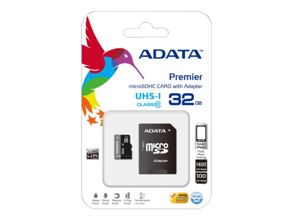 ADATA | Premier UHS-I | 32 GB | SDHC | Flash memory class 10 | SD adapter - Image 3