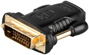 Goobay 68931 HDMI™/DVI-D adapter, gold-plated | Goobay