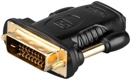 Goobay 68931 HDMI™/DVI-D adapter, gold-plated | Goobay