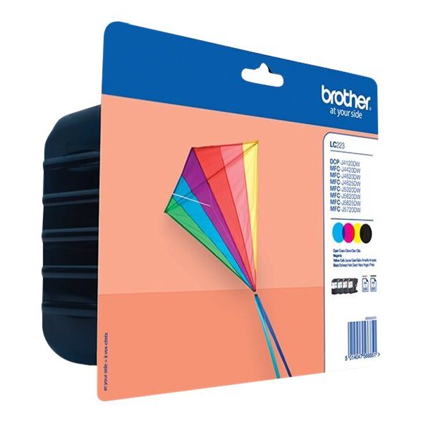 Brother LC223 | Ink Cartridge | Black, Cyan, Magenta, Yellow