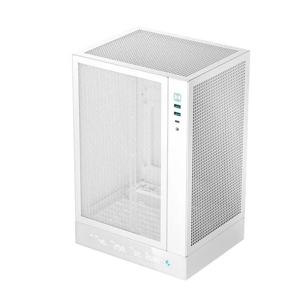 Deepcool PC Gaming Case | CH170 DIGITAL | White | Mini ITX | Power supply included No | ATX PS2