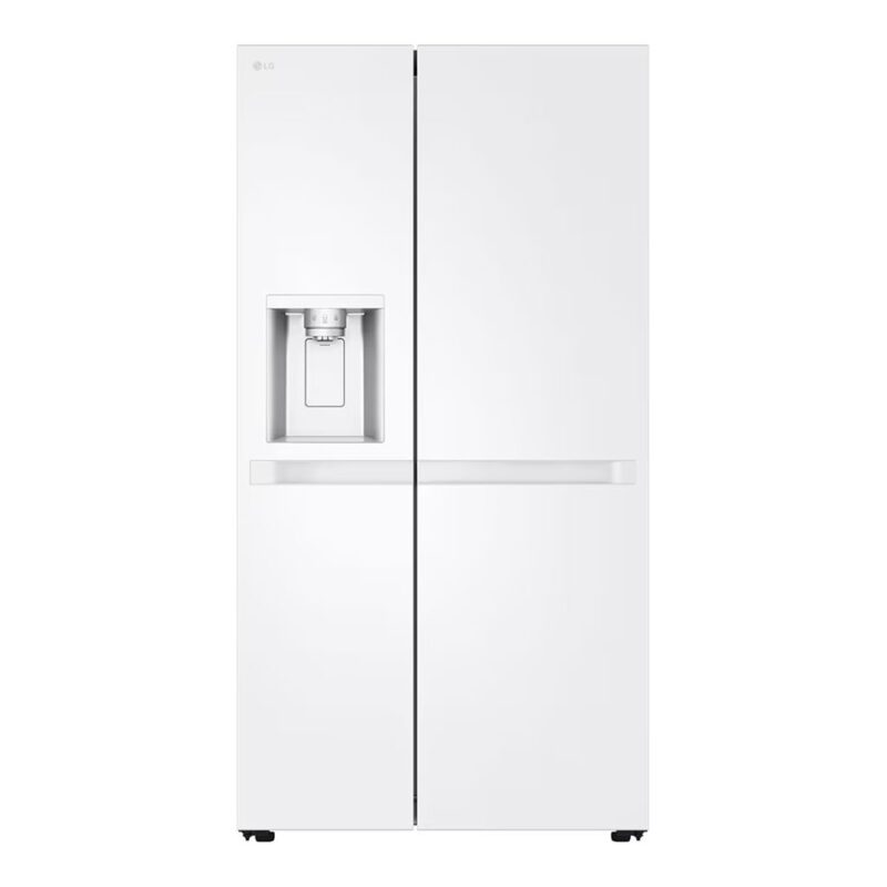 LG Refrigerator | GSLC40SWPE | Energy efficiency class E | Free standing | Side by side | Height 179 cm | Fridge net capacity 417 L | Freezer net capacity 221 L | Display | 36 dB | White
