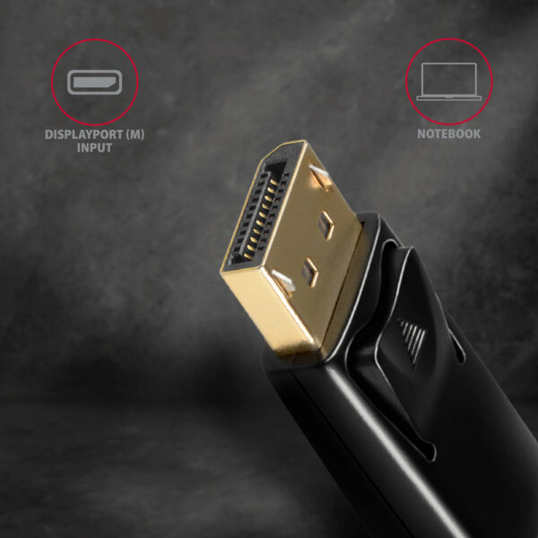 AXAGON | Active adapter | DisplayPort to HDMI | 0.15 m - Image 4