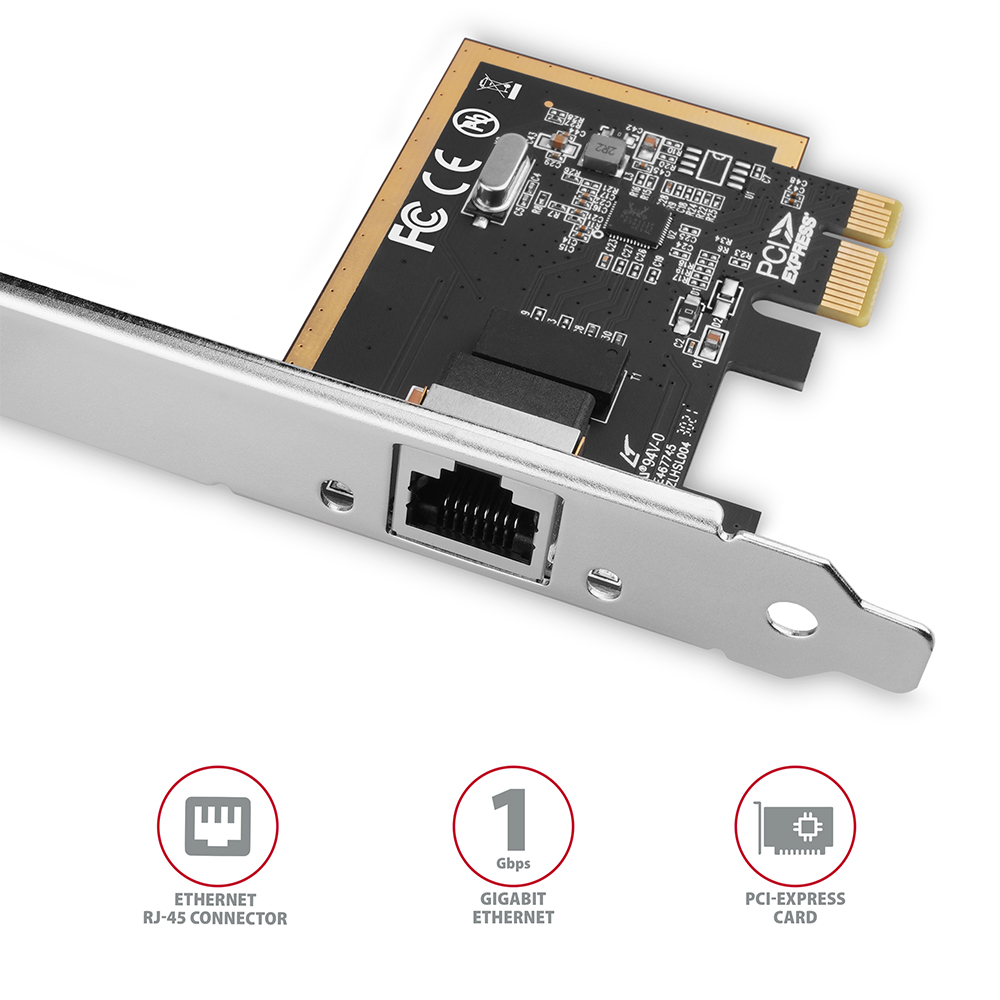 AXAGON Gigabit Ethernet PCI-Express network card with proven Realtek chipset version | PCEE-GRF - Image 3