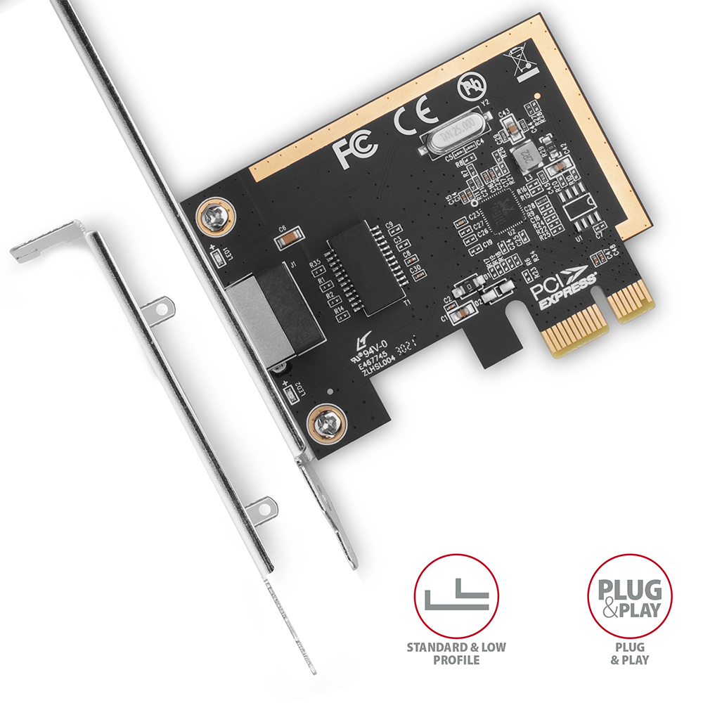 AXAGON Gigabit Ethernet PCI-Express network card with proven Realtek chipset version | PCEE-GRF - Image 4