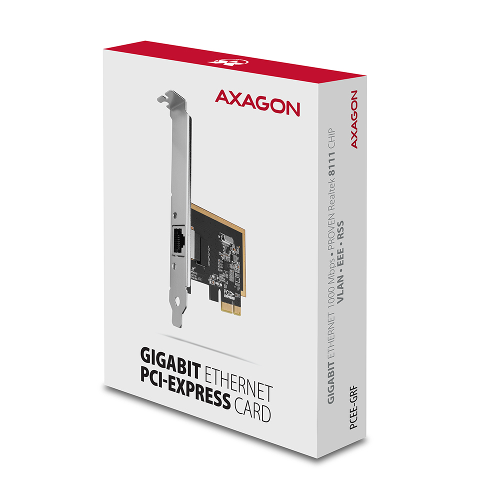 AXAGON Gigabit Ethernet PCI-Express network card with proven Realtek chipset version | PCEE-GRF - Image 7