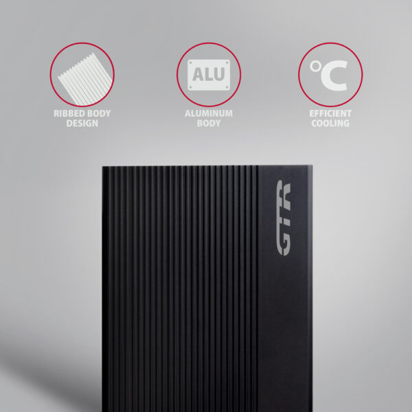 AXAGON Ribbed aluminum USB 3.2 Gen 1 - SATA 6G external box for 3.5" HDD | EE35-GTR - Image 3