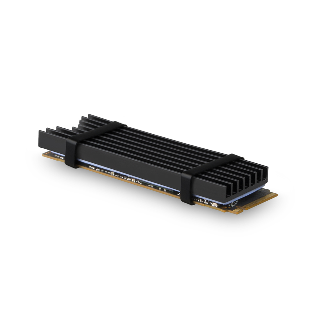 AXAGON Passive aluminum heatsink for all M.2 SSDs, size 2280, high 6 mm | CLR-M2L6 - Image 2