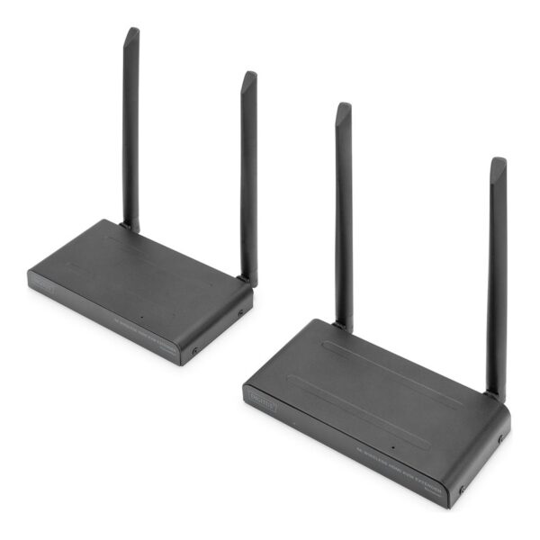 Digitus 4K Wireless HDMI KVM Extender Set, 150 m | DS-55328 | Black