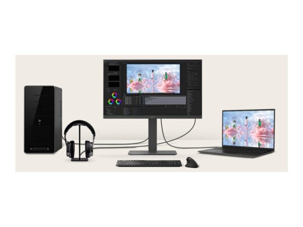 LG 24BA650-B | 23.8 " | IPS | 16:9 | 100 Hz | 5 ms | 1920 x 1080 pixels | 250 cd/m² | HDMI ports quantity 1 | Black - Image 20