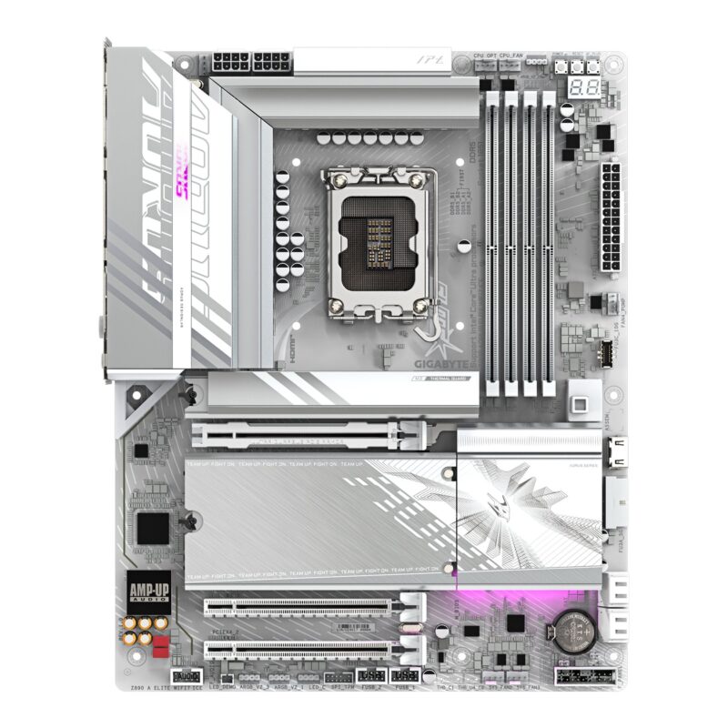 Gigabyte Z890 A ELITE WF7 ICE | Processor family Intel | Processor socket LGA1851 | DDR5 | Supported hard disk drive interfaces SATA, M.2 | Number of SATA connectors 4