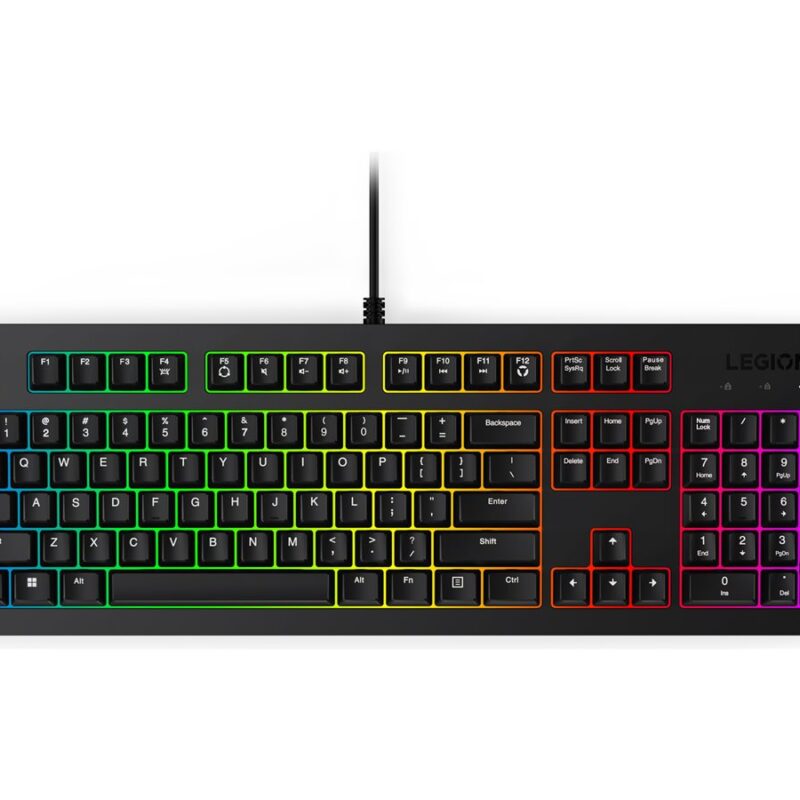 Lenovo Gaming Keyboard | Legion K310 RGB | Keyboard | Wired | US English | Black | USB 2.0 | Membrane