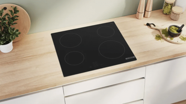 Bosch Hob | PKE61RBA2E | Electric | Number of burners/cooking zones 4 | Touch | Timer | Black - Image 5