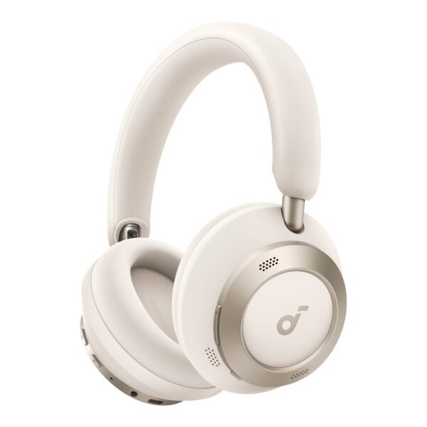 Anker Soundcore | Foldable Headphones | Space One Pro | Bluetooth | Over-ear | Microphone | Wireless | Cream White