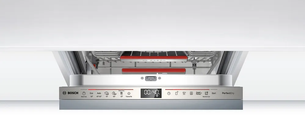 Dishwasher | SPV6ZMX17E | Built-in | Width 45 cm | Number of place settings 10 | Number of programs 6 | Energy efficiency class C | Display | White - Image 4