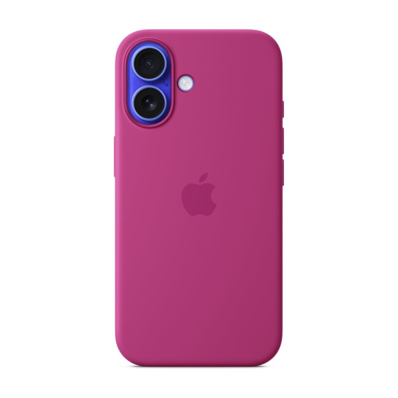 Apple Case with MagSafe | Apple | iPhone 16 | Silicone | Fuchsia