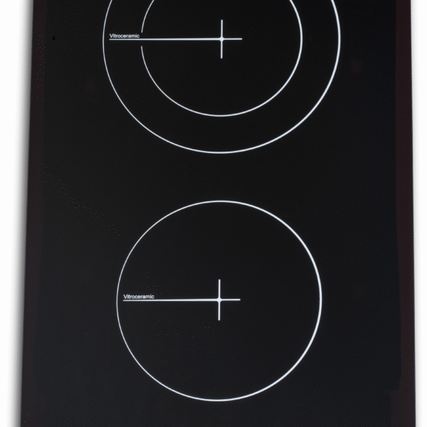 Simfer | Hob | H3.020.DEBSP | Vitroceramic | Number of burners/cooking zones 2 | Touch | Black