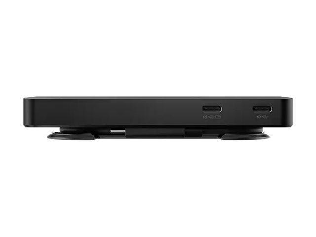 Lenovo | USB-C Dual Display Travel Dock w/o Adapter | 40B90000WW | Ethernet LAN (RJ-45) ports 1 | USB 3.0 (3.1 Gen 1) ports quantity 1 x USB-A 10 Gbps, 2 x USB-C 10 Gbps | HDMI ports quantity 1 | 65 W | Warranty 36 month(s) - Image 2