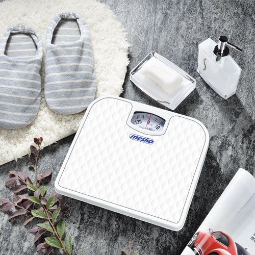 Mesko | Scale | MS 8160 | Mechanical | Maximum weight (capacity) 130 kg | Accuracy 1000 g | White - Image 4