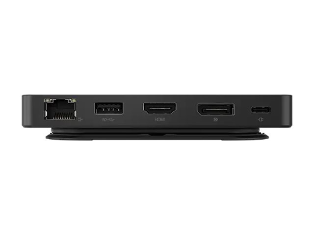 Lenovo | USB-C Dual Display Travel Dock w/o Adapter | 40B90000WW | Ethernet LAN (RJ-45) ports 1 | USB 3.0 (3.1 Gen 1) ports quantity 1 x USB-A 10 Gbps, 2 x USB-C 10 Gbps | HDMI ports quantity 1 | 65 W | Warranty 36 month(s) - Image 8