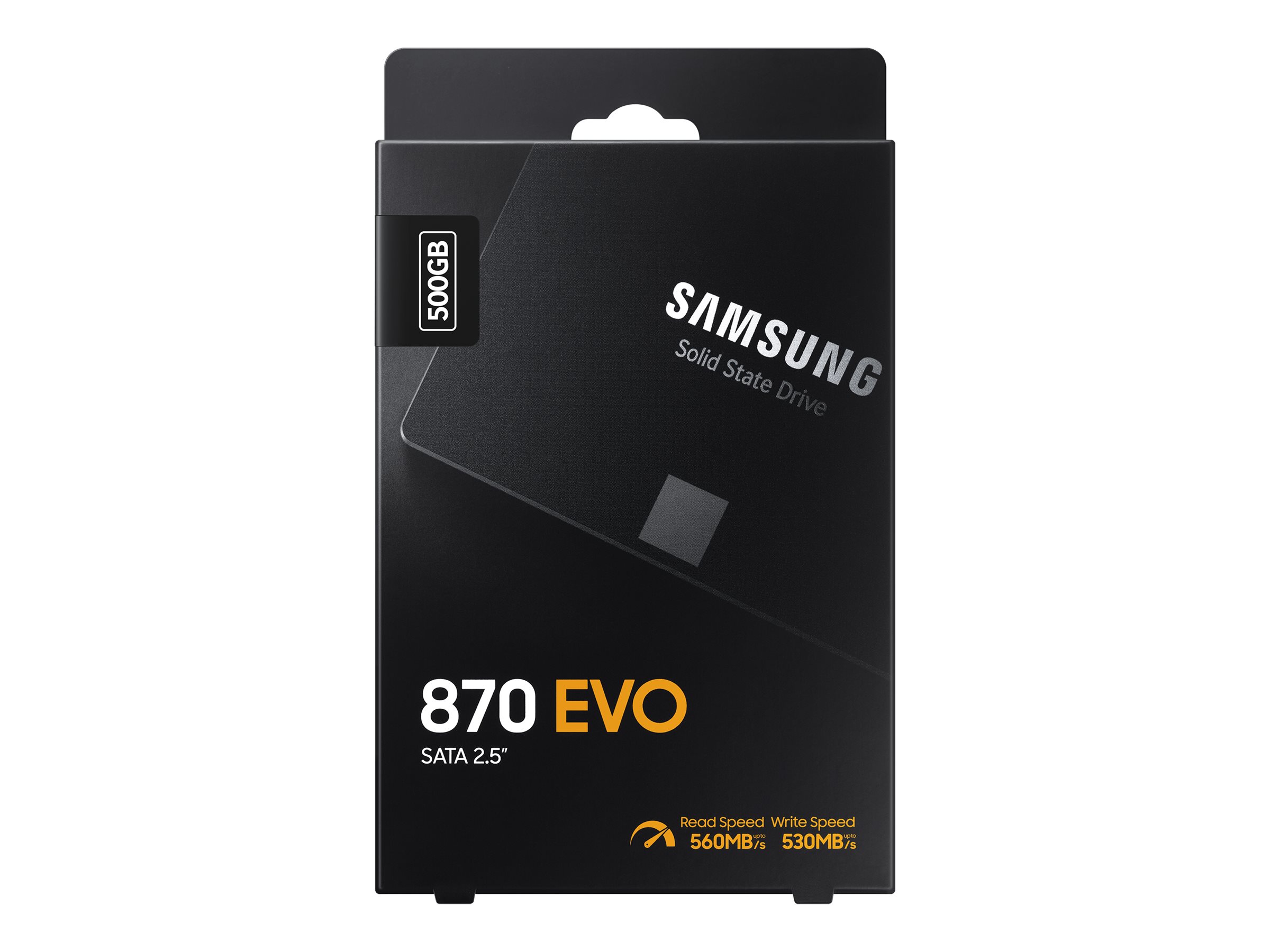 Samsung | SSD | 870 EVO | 500 GB | SSD form factor 2.5" | Solid-state drive interface SATA III | Read speed 560 MB/s | Write speed 530 MB/s - Image 11