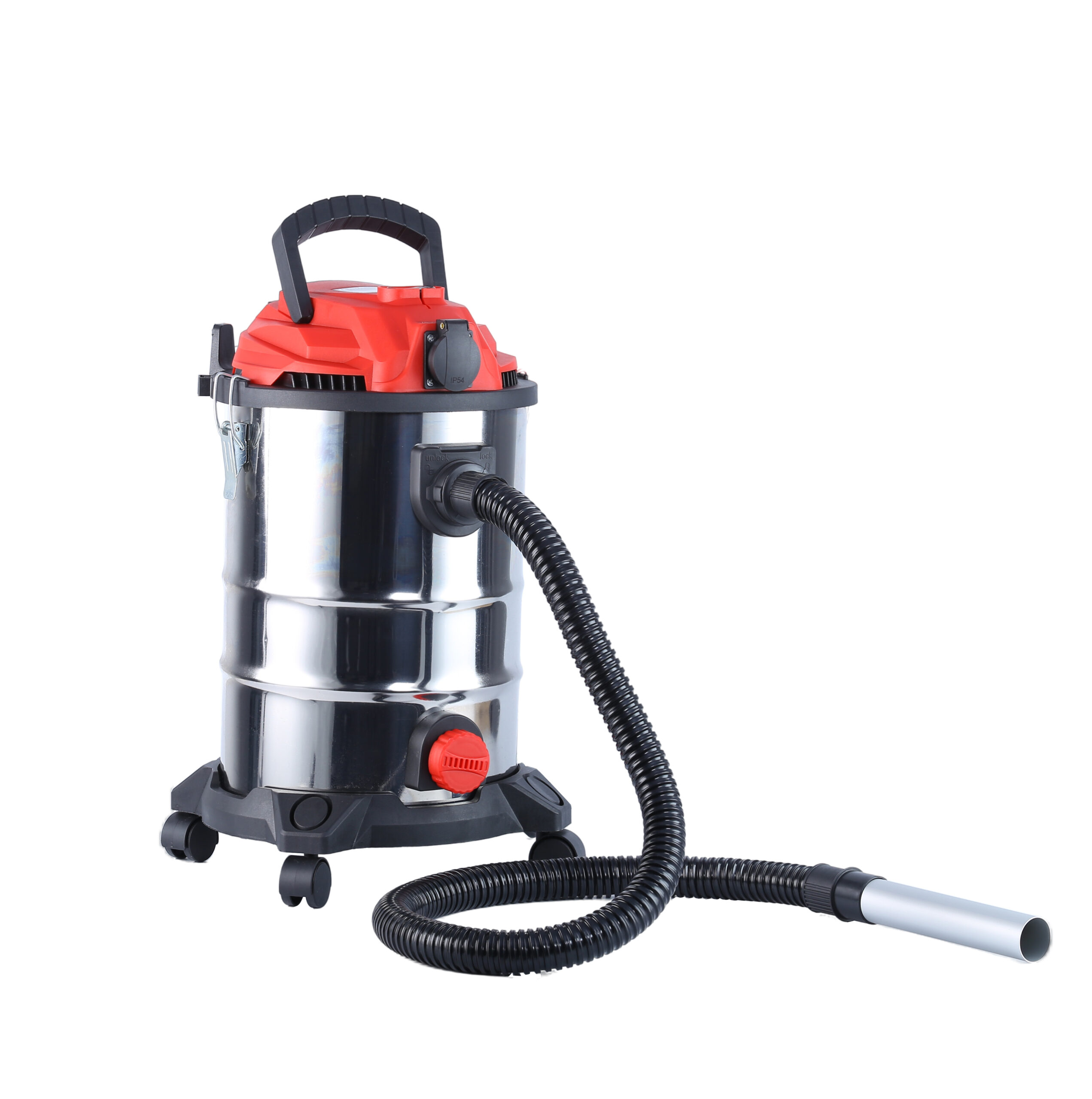 Camry | Professional industrial Vacuum cleaner | CR 7045 | Bagged | Wet suction | Power 3400 W | Dust capacity 25 L | Red/Silver - Image 3