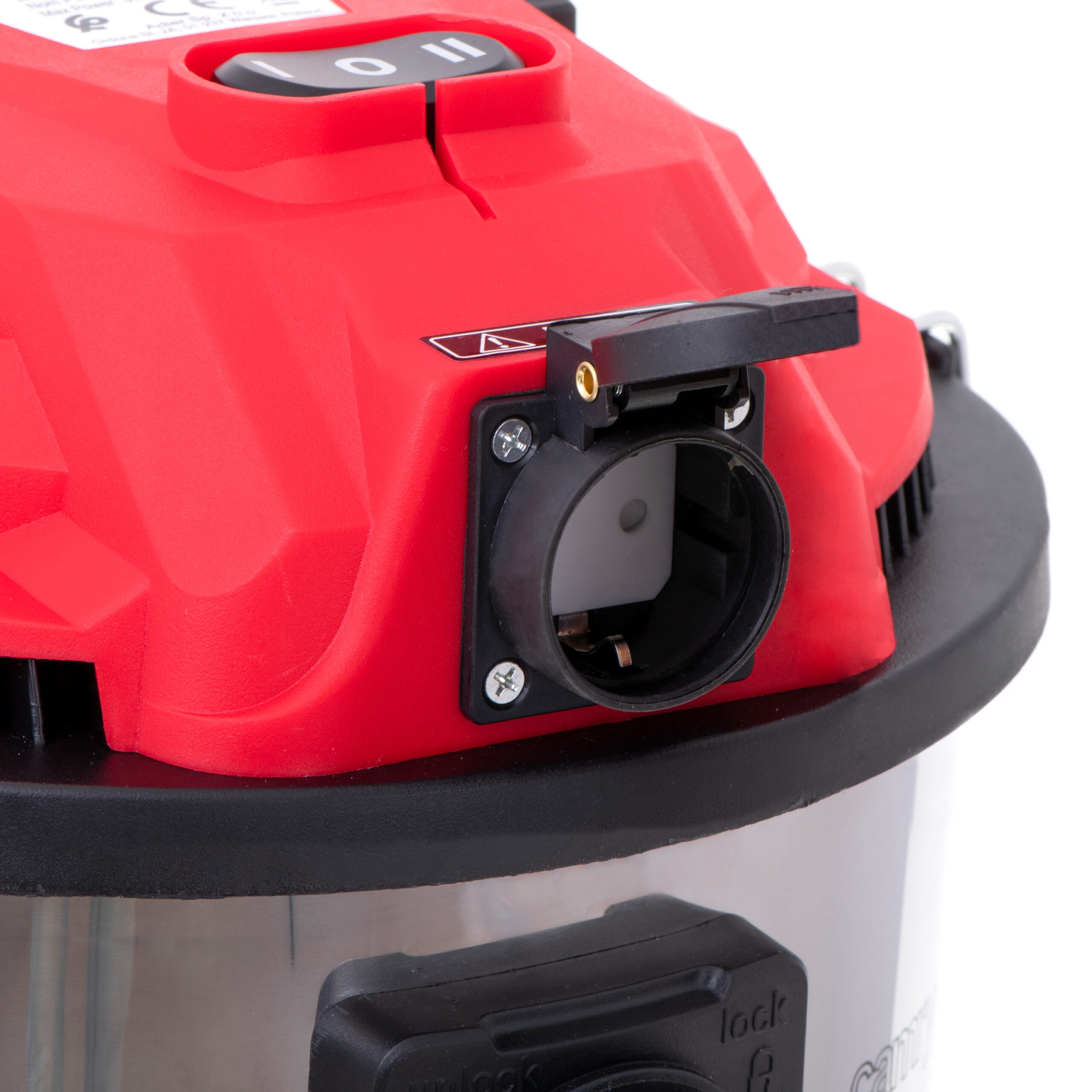 Camry | Professional industrial Vacuum cleaner | CR 7045 | Bagged | Wet suction | Power 3400 W | Dust capacity 25 L | Red/Silver - Image 11