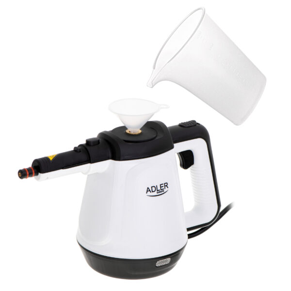 Adler | Steam cleaner | AD 7038 | Power 1200 W | Steam pressure 3.5 bar | Water tank capacity 0.45 L | White/Black - Image 7