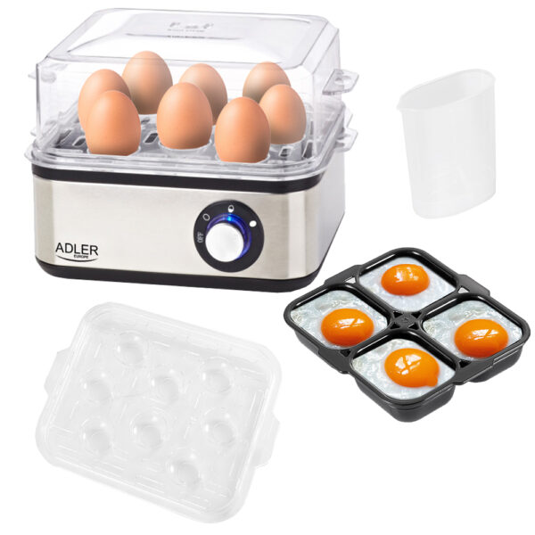 Adler | Egg boiler | AD 4486 | Stainless steel | 800 W - Image 6