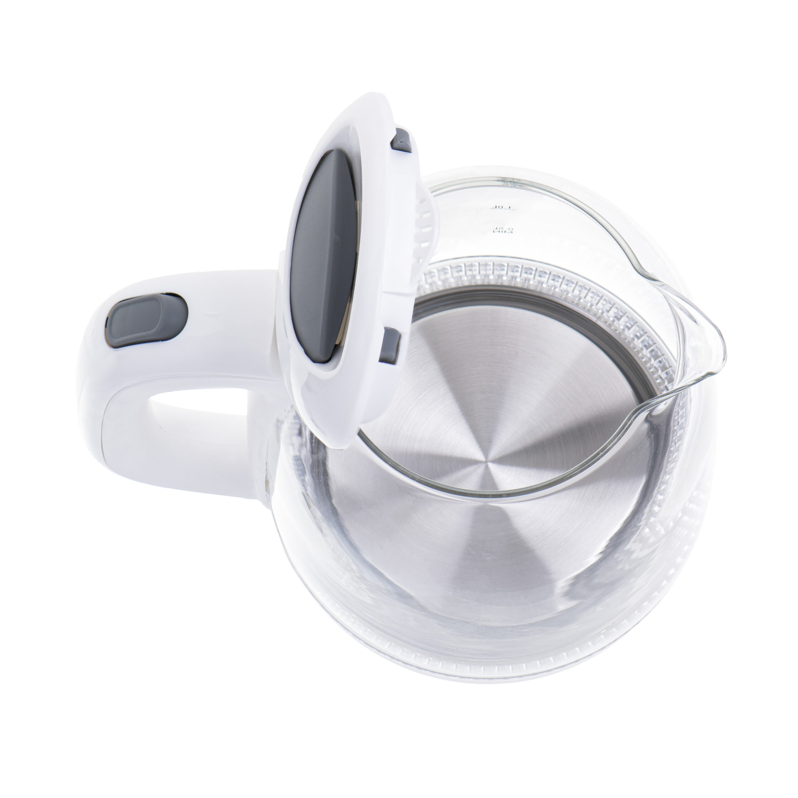 Mesko | Kettle | MS 1302w | Electric | 2200 W | 1.7 L | Glass | 360° rotational base | White - Image 7