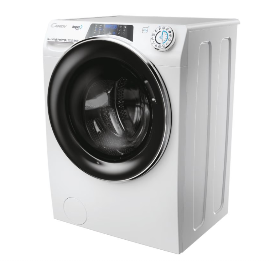 Candy | Washing Machine | RP 4146BWMBC/1-S | Energy efficiency class A | Front loading | Washing capacity 14 kg | 1400 RPM | Depth 67 cm | Width 60 cm | TFT | Steam function | White - Image 5