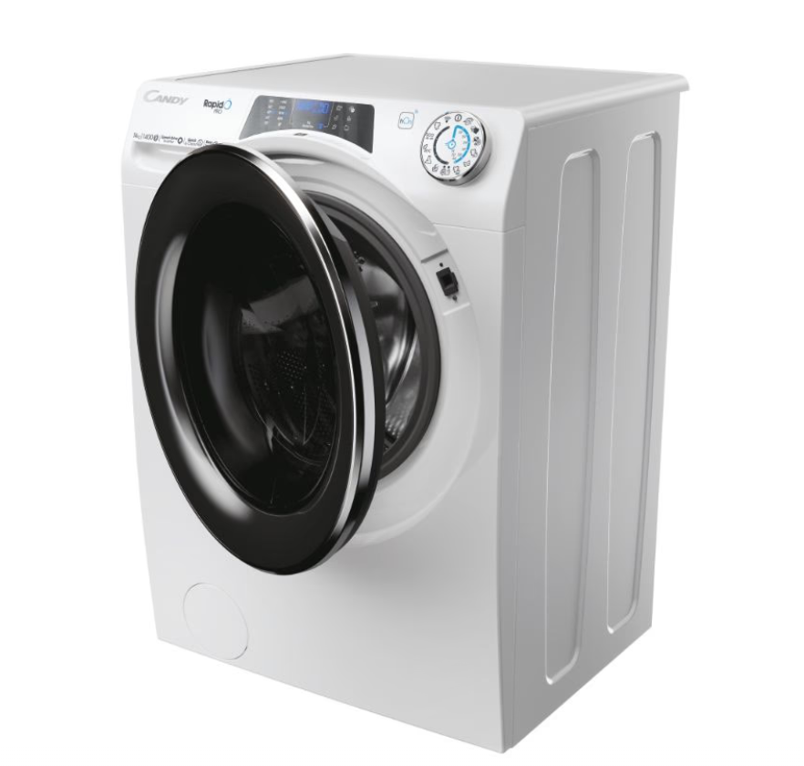 Candy | Washing Machine | RP 4146BWMBC/1-S | Energy efficiency class A | Front loading | Washing capacity 14 kg | 1400 RPM | Depth 67 cm | Width 60 cm | TFT | Steam function | White - Image 6
