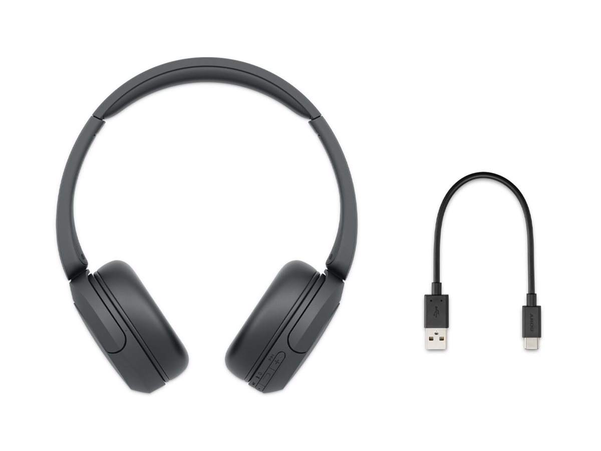 Sony | Wireless Headphones | WH-CH520 | Wireless | On-Ear | Microphone | Wireless | Black - Image 4
