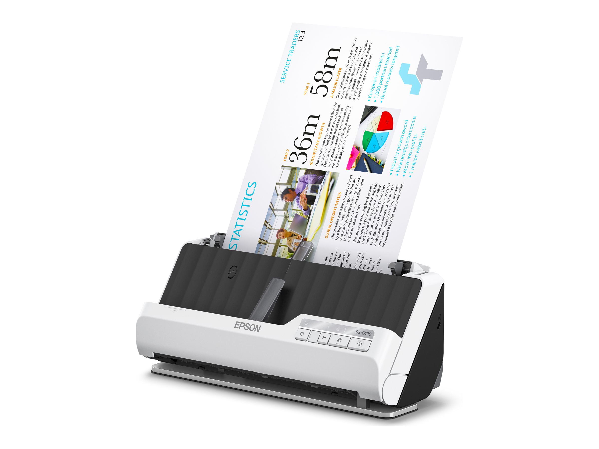 Epson | Premium compact scanner | DS-C490 | Sheetfed | Wired - Image 6