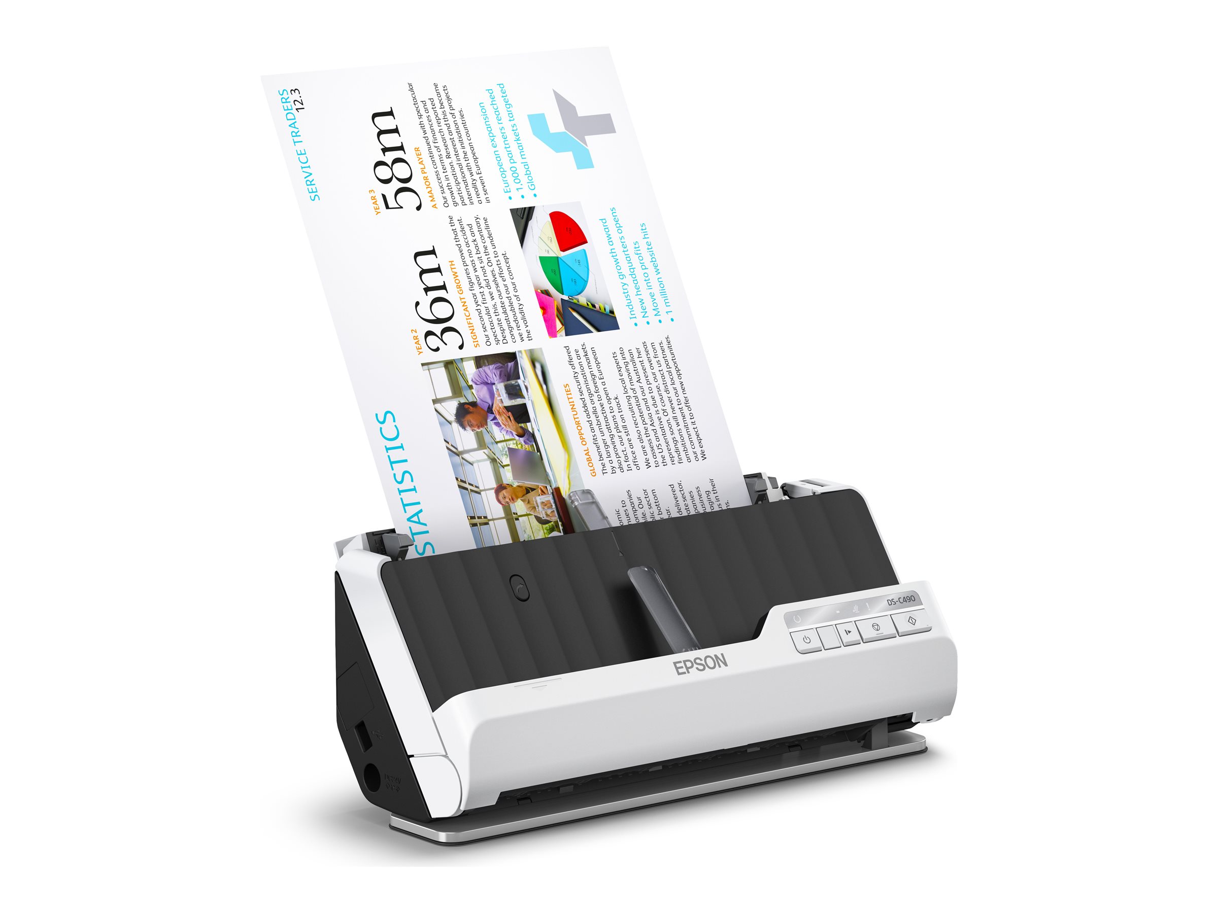 Epson | Premium compact scanner | DS-C490 | Sheetfed | Wired - Image 14