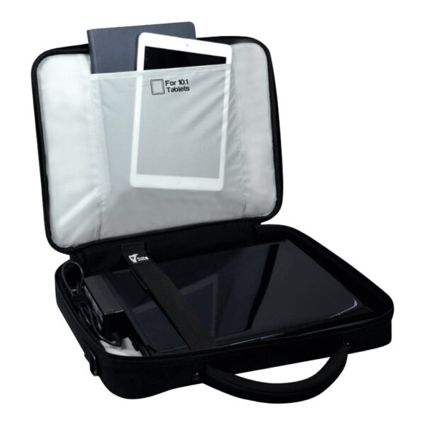 PORT DESIGNS | Courchevel | Fits up to size 15.6 " | Messenger - Briefcase | Black | Shoulder strap